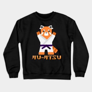 Jiu-Jitsu Red Panda -Purple Belt- Crewneck Sweatshirt